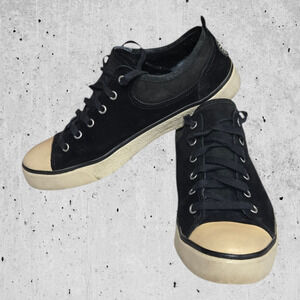 Ugg Suede Black Sneakers Size 7.5 Women's